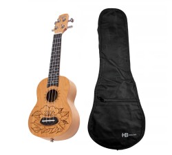 Laila UFG-2111-C Flowers - ukulele sopranowe