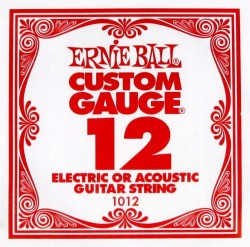 Ernie Ball EB1012 - pojedyncza struna E1 12'