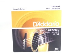 Daddario EJ10 (.010-.047) - struny do gitary akustycznej