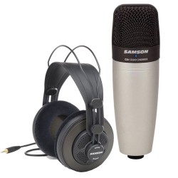 Samson C01 + Samson SR850 - mikrofon + słuchawki